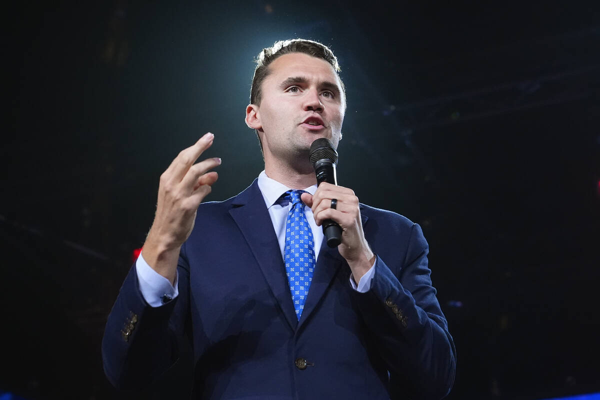 Charlie Kirk. (AP Photo/Ross D. Franklin, File)