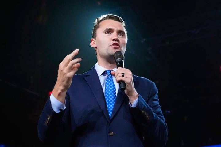 Charlie Kirk. (AP Photo/Ross D. Franklin, File)