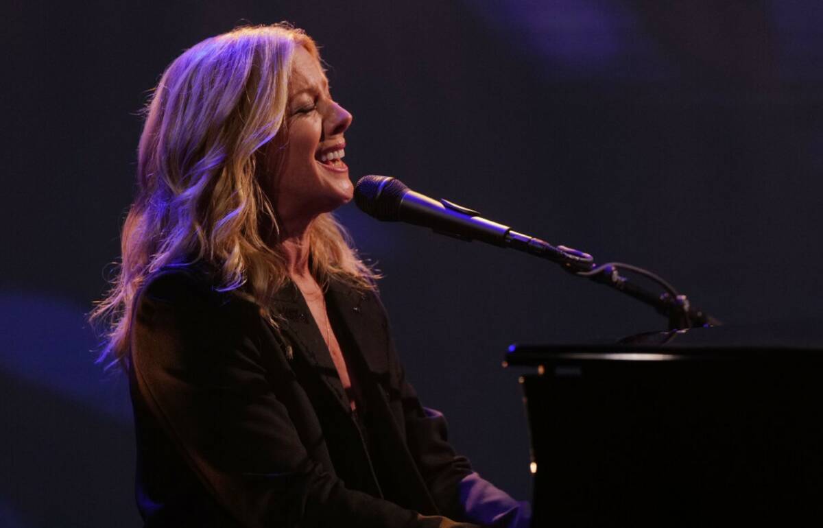 Sarah McLachlan performs on the late night show "Jimmy Kimmel Live!" in Los Angeles on Tuesday, ...