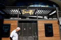 Emmitt's Las Vegas is seen at Fashion Show Mall, on Tuesday Sept. 23, 2025, in Las Vegas. (Bizu ...