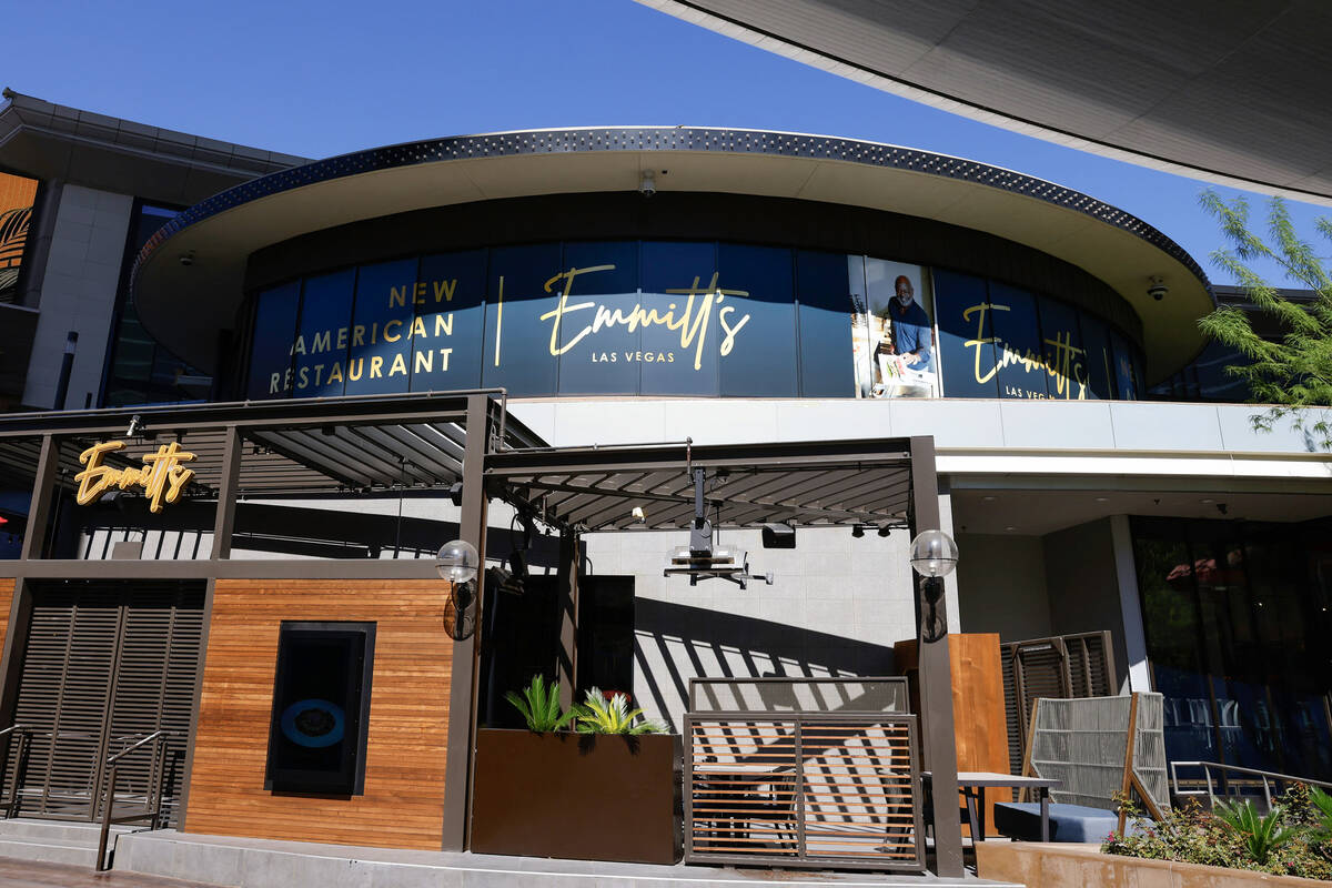 Emmitt's Vegas is seen at Fashion Show Mall, on Tuesday Sept. 23, 2025, in Las Vegas. (Biz ...