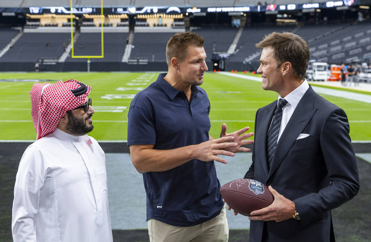 Turki Alalshikh with Riyadh Season, Rob Gronkowski and Tom Brady come together as they join Fan ...