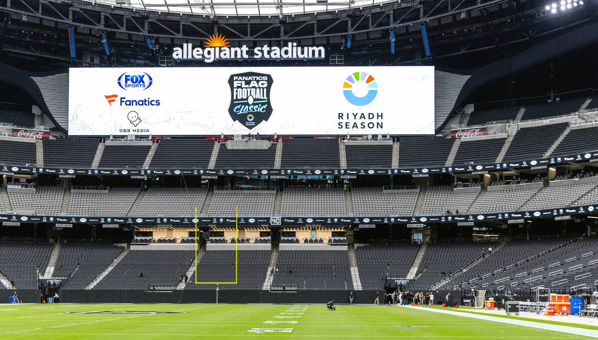 Tom Brady and Turki Alalshikh with Riyadh Season enter the field joining Fanatics, FOX Sports a ...