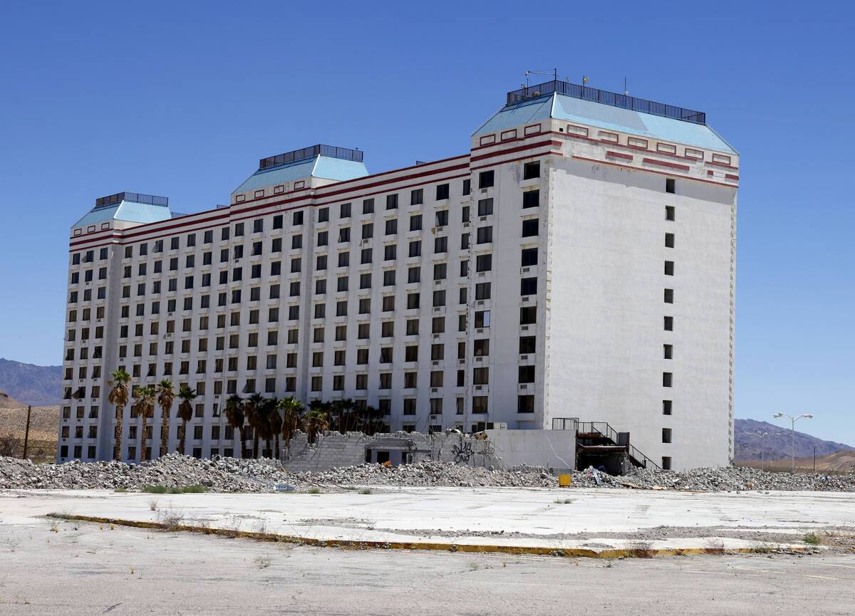 The old Terrible’s Hotel and Casino is seen on Monday, June 16, 2025, in Jean. (Bizuayeh ...