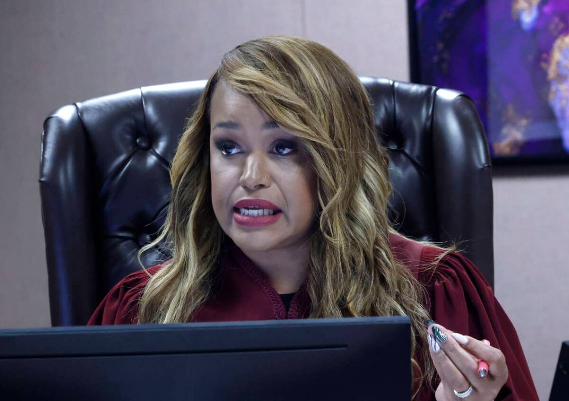 Family Judge Dee Butler presides over a hearing for a juvenile who is suspected in casino cyber ...