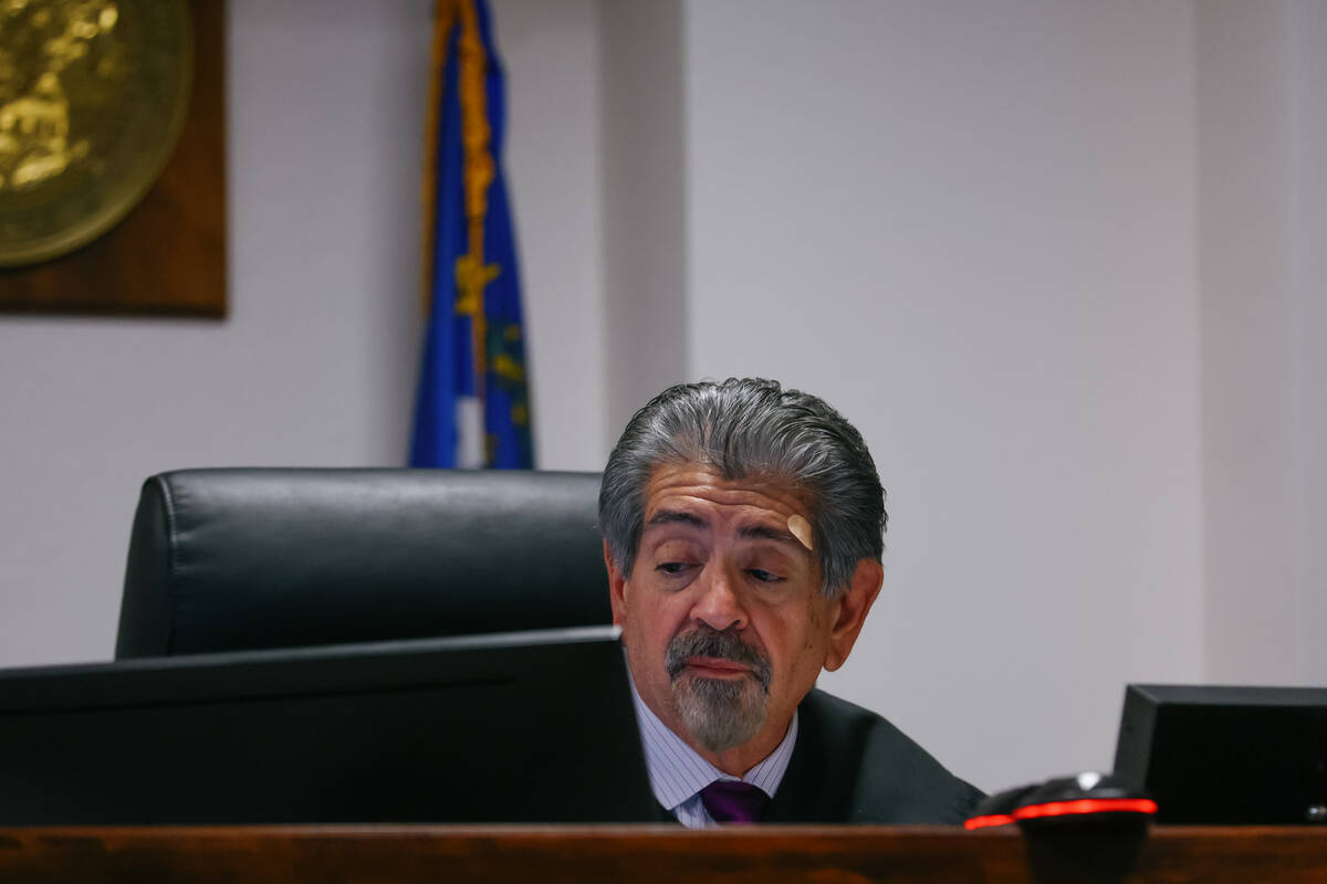 Family Court Judge Vincent Ochoa presides over a hearing regarding Logan Gifford’s 16-year-ol ...
