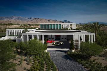 Architect Daniel Joseph Chenin designed this 12,400-square-foot three-level estate in the exclu ...