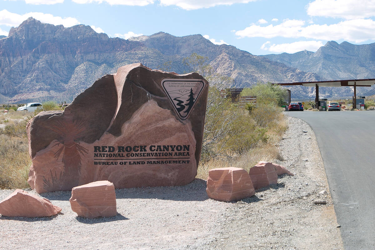 Access to the Red Rock Canyon National Conservation Area would likely be closed in the event of ...