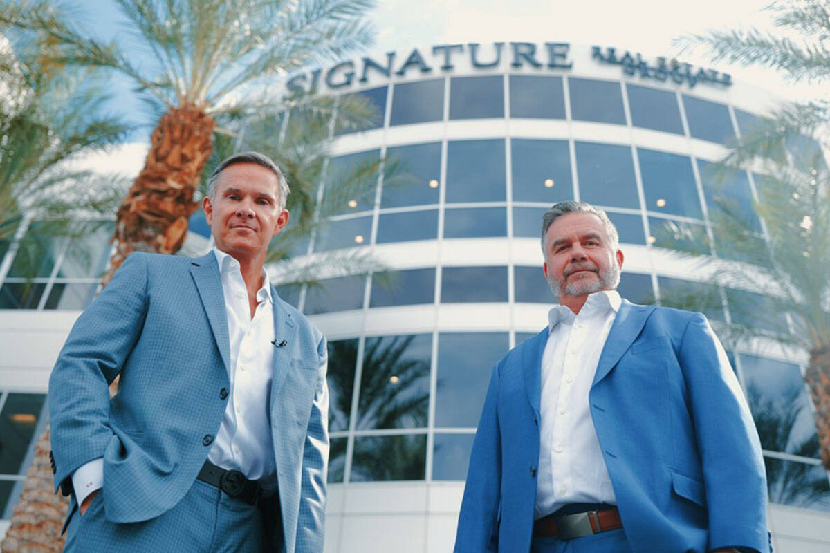 Brandon Roberts, right, and George Kypreos (Signature Real Estate Group/GK Properties)