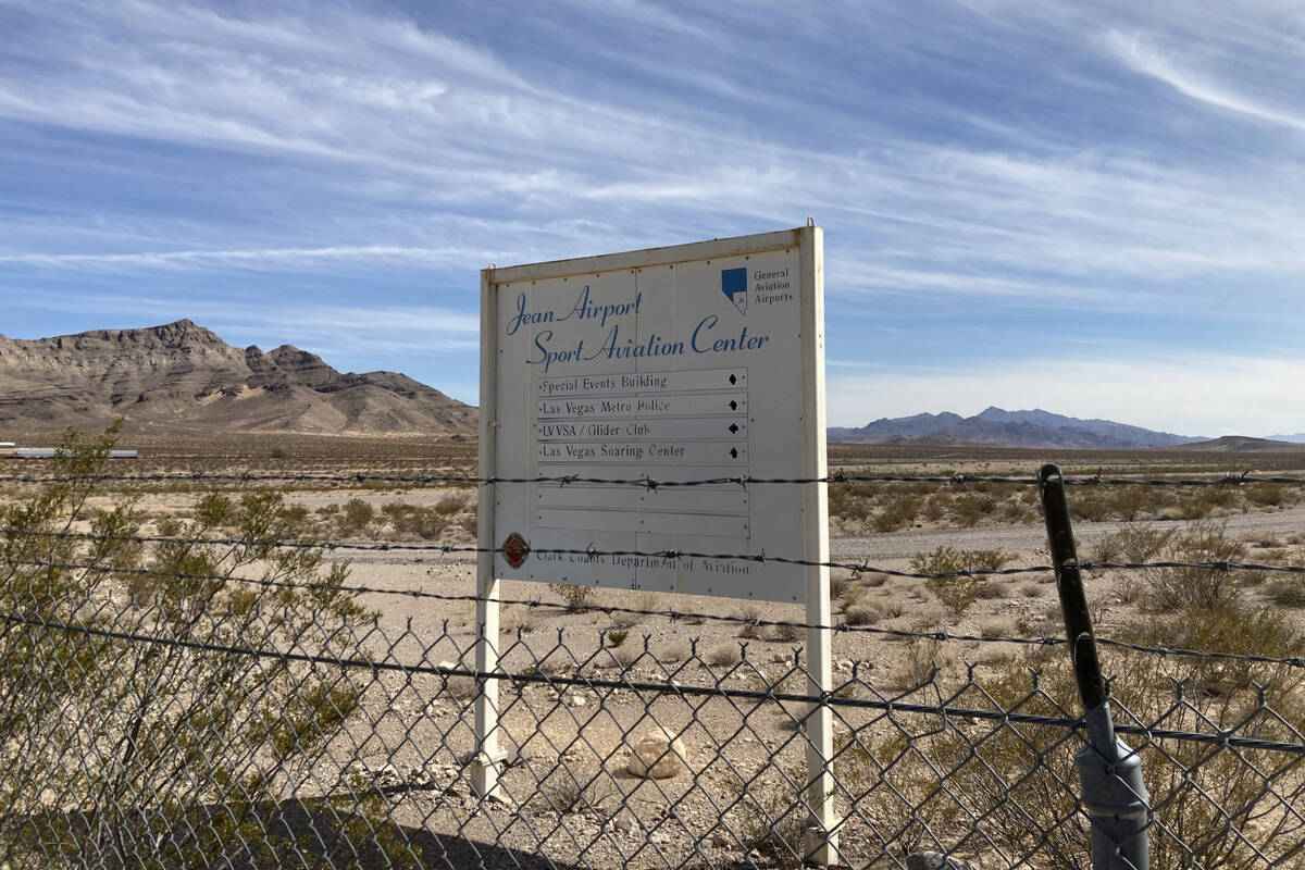 An incident involving a skydiving school happened Wednesday, Sept. 17, 2025, near the Jean Airp ...