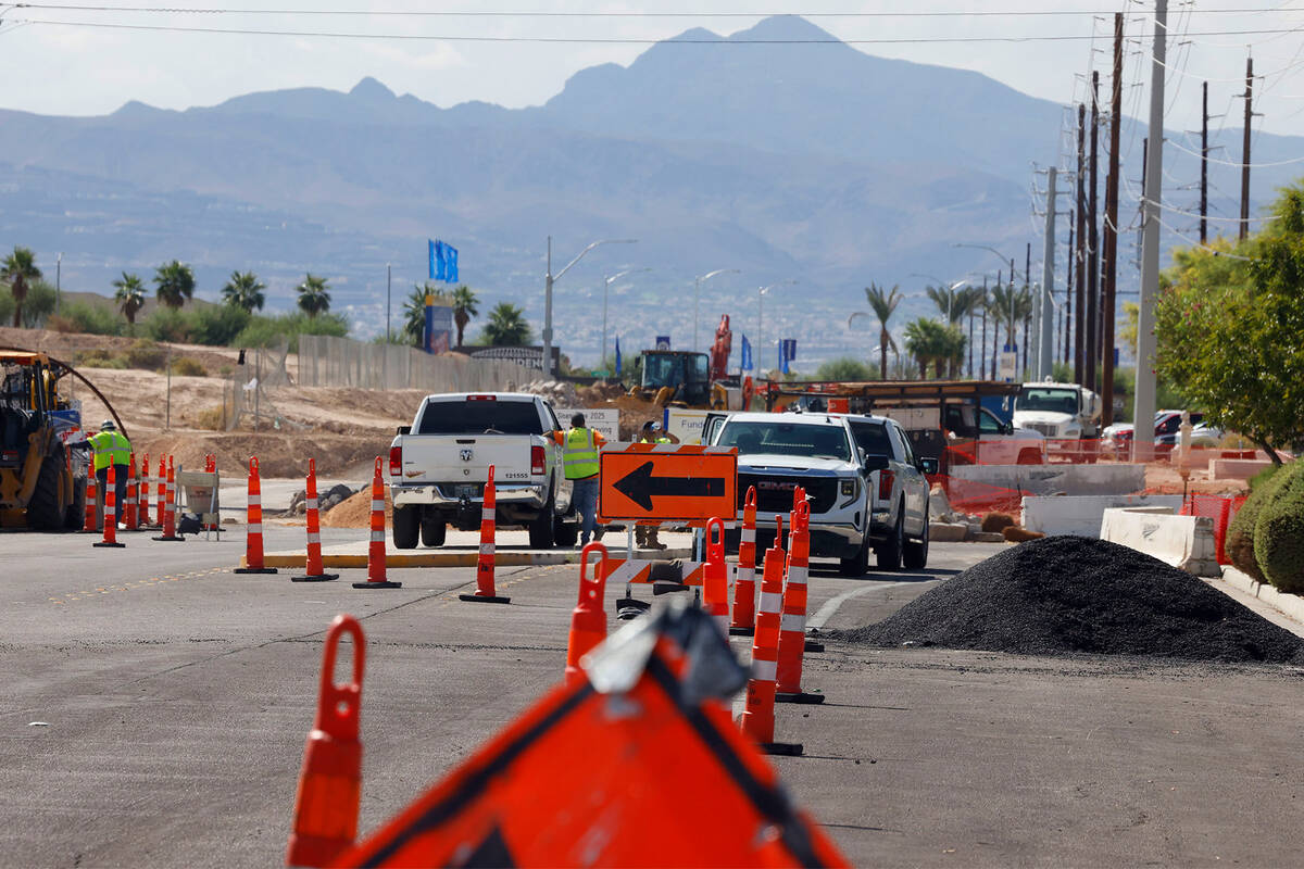 A $13.9 million Clark County project is underway to build a bridge over the Las Vegas Wash as p ...