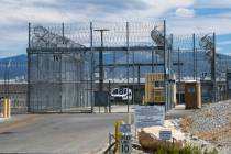 The Nevada Southern Detention Center is seen Wednesday, August 20, 2025 in Pahrump. (Sam Morris ...
