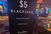 Excalibur, an MGM Resorts International property, is the only casino on the Las Vegas Strip pro ...