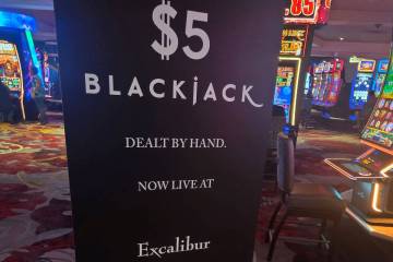 Excalibur, an MGM Resorts International property, is the only casino on the Las Vegas Strip pro ...