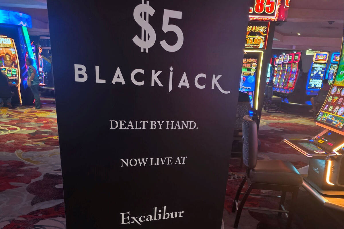 Excalibur, an MGM Resorts International property, is the only casino on the Las Vegas Strip pro ...