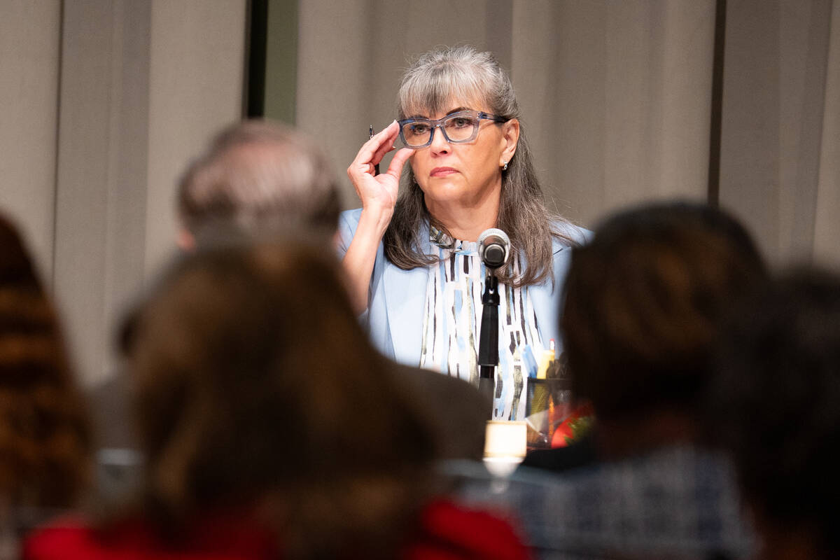 Newly appointed councilwoman Kara Kelley listens to public comment after being sworn in during ...