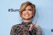 Jennifer Lopez poses at the premiere of "Kiss of the Spider Woman" during the Sundanc ...