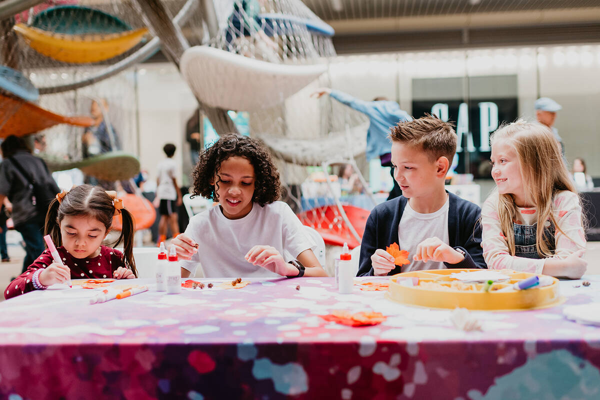 At the Children’s Pavilion, Discovery Children’s Museum and the Las Vegas Review-Journal wi ...
