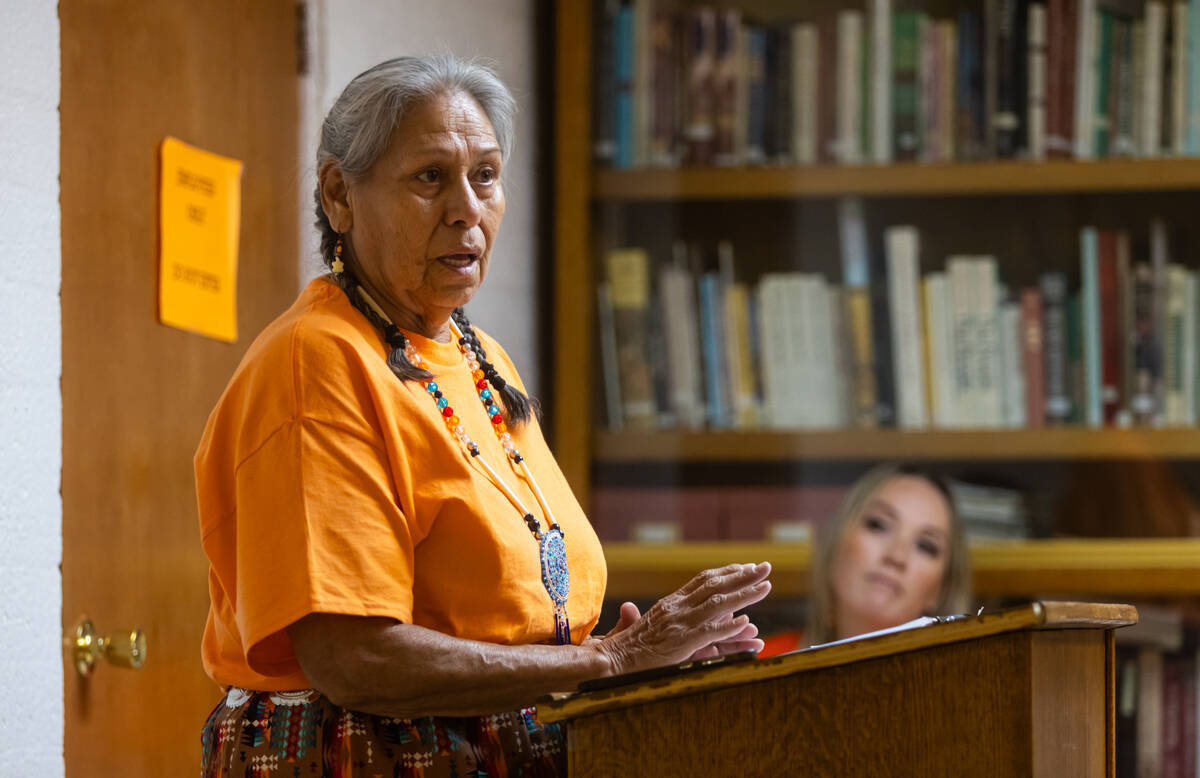 Yvonne Hawk Verjan talks about her experience being taken away from her family and placed in a ...