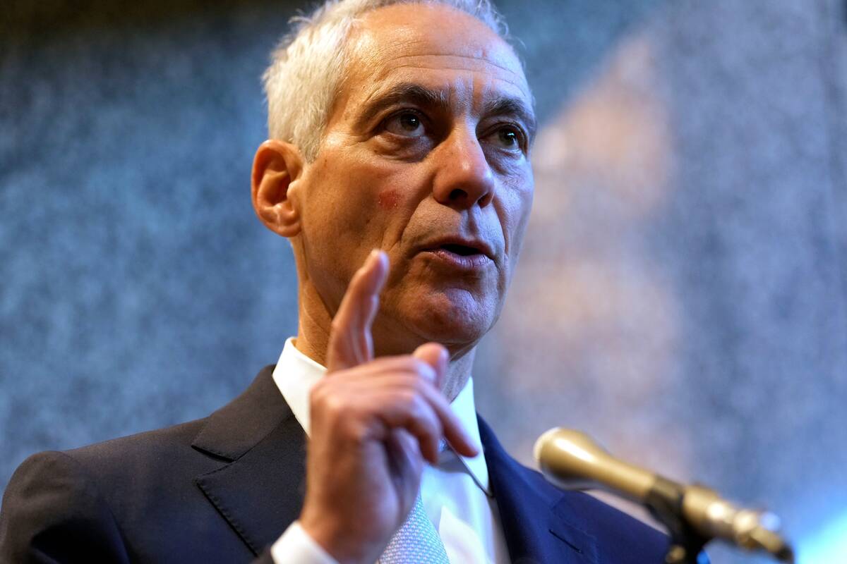 Rahm Emanuel. (AP Photo/Eugene Hoshiko, Pool)