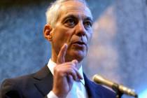 Rahm Emanuel. (AP Photo/Eugene Hoshiko, Pool)