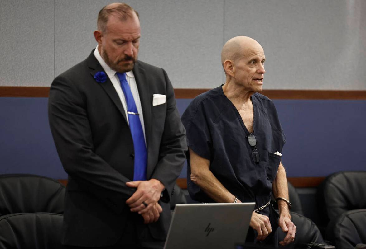 Michael Atwell, right, an ex-Palo Verde teacher and coach who sexually abused children, appears ...