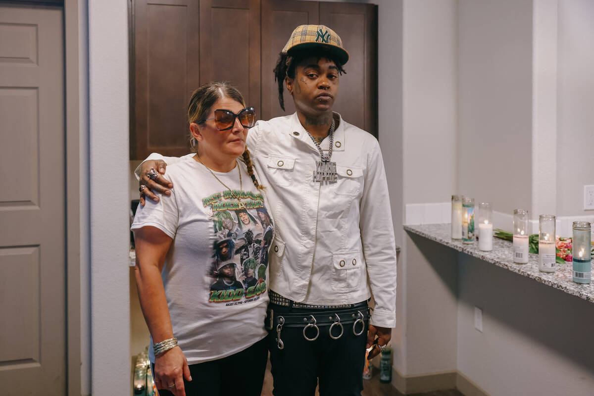 Allison Tarlini and Young Hippie speak about 27-year-old Dionte Tarlini on Friday, Oct. 3, 2025 ...