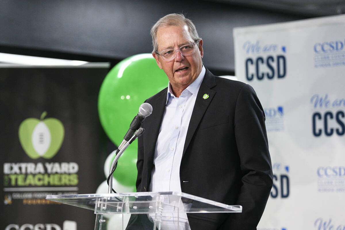 College Football Playoff Foundation Executive Director Britton Banowsky speaks during an event ...