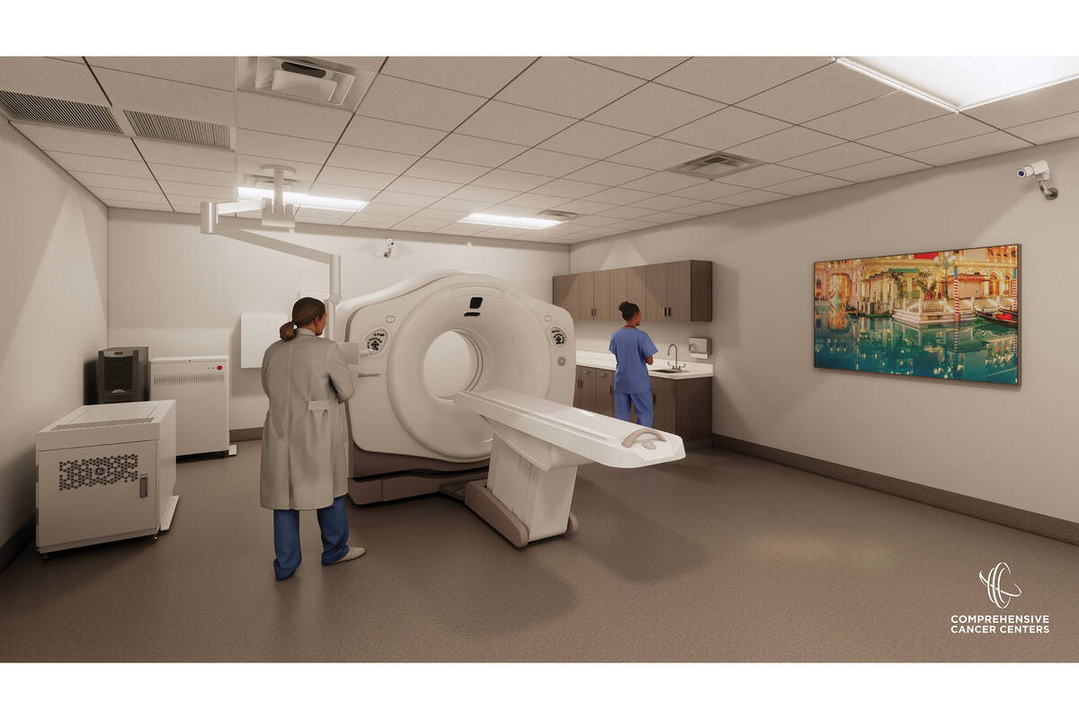 Renderings for Comprehensive Cancer Centers of Nevada flagship treatment center. (Comprehensive ...