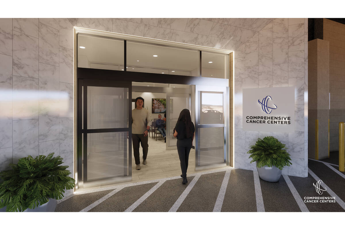 Renderings for Comprehensive Cancer Centers of Nevada flagship treatment center. (Comprehensive ...