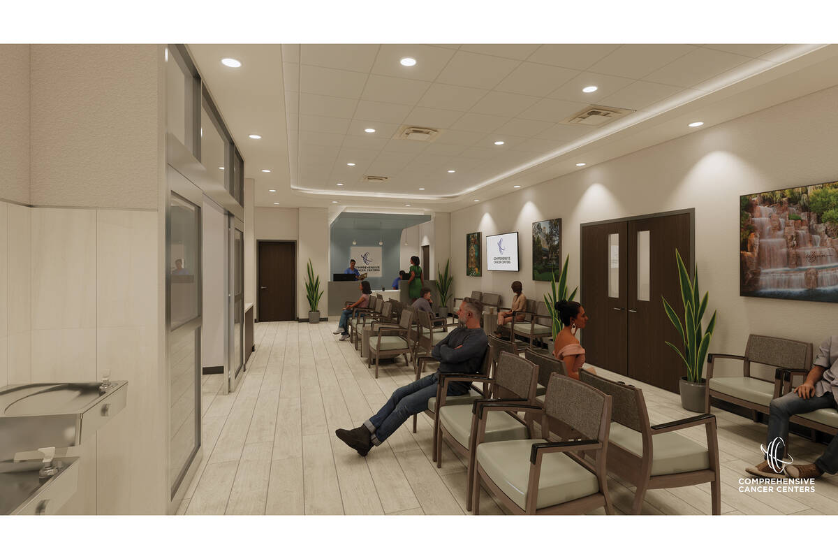 Renderings for Comprehensive Cancer Centers of Nevada flagship treatment center. (Comprehensive ...