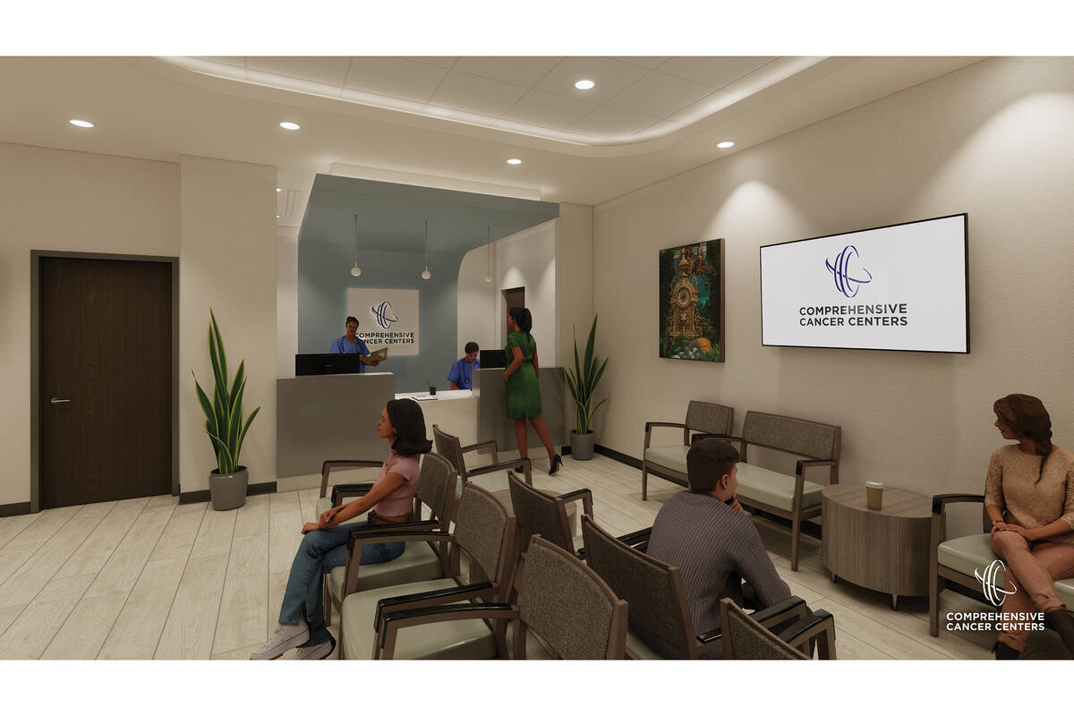 Renderings for Comprehensive Cancer Centers of Nevada flagship treatment center. (Comprehensive ...