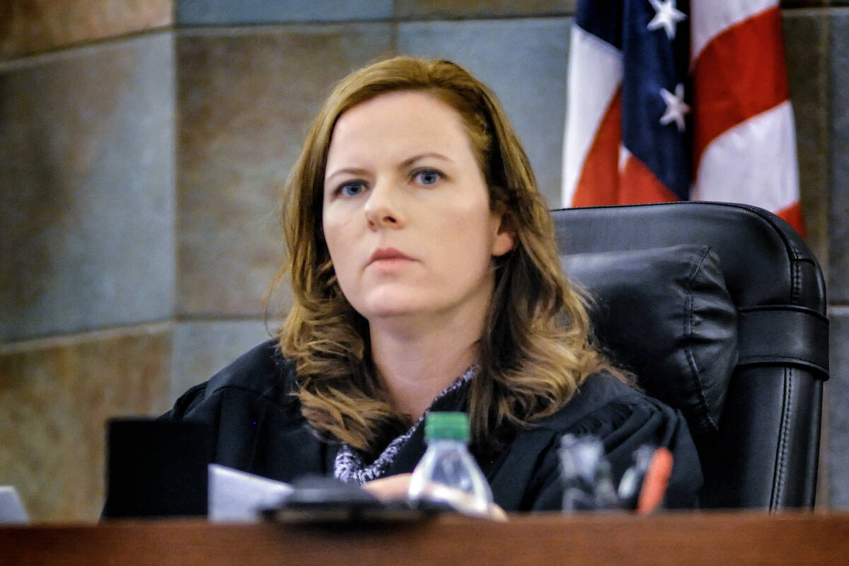 Judge Susan Roger conducts hearings for Las Vegas Municipal Court, Department 2 an the Regional ...