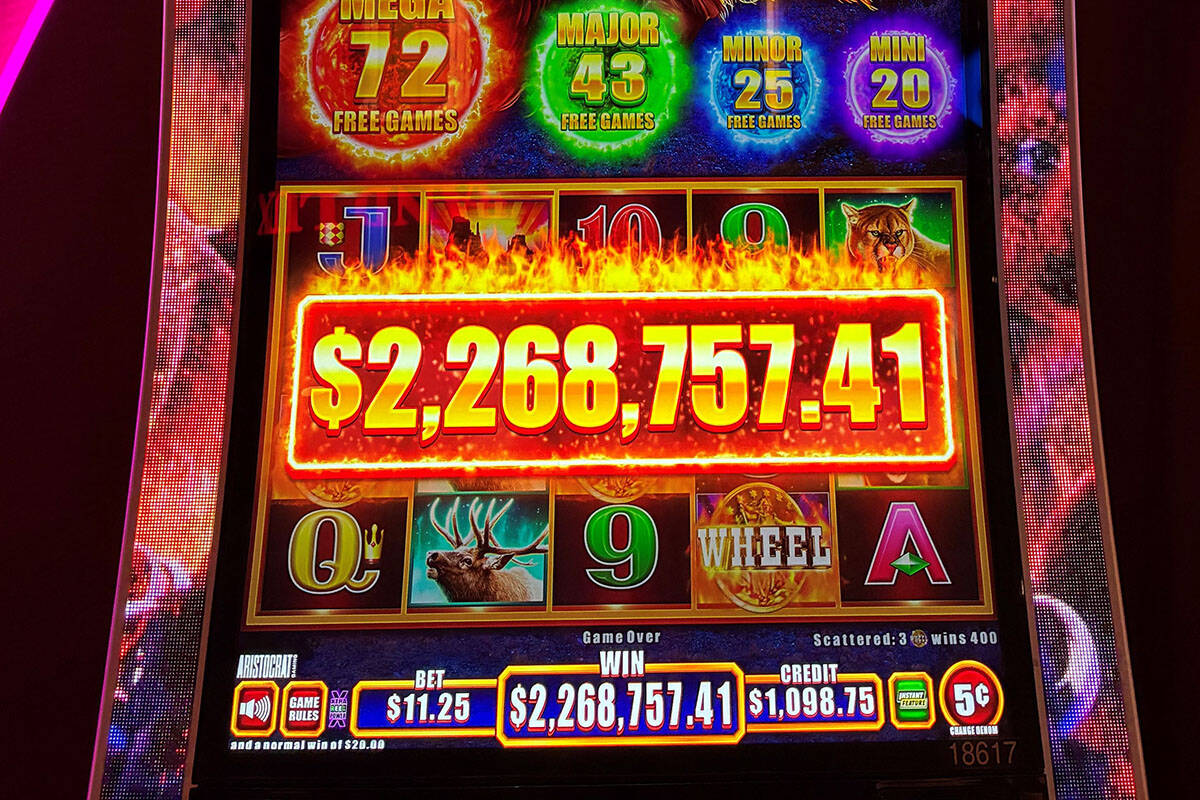 A slots player won a Power Grand Progressive jackpot worth $2,268,757.41 on Buffalo Power Pay a ...