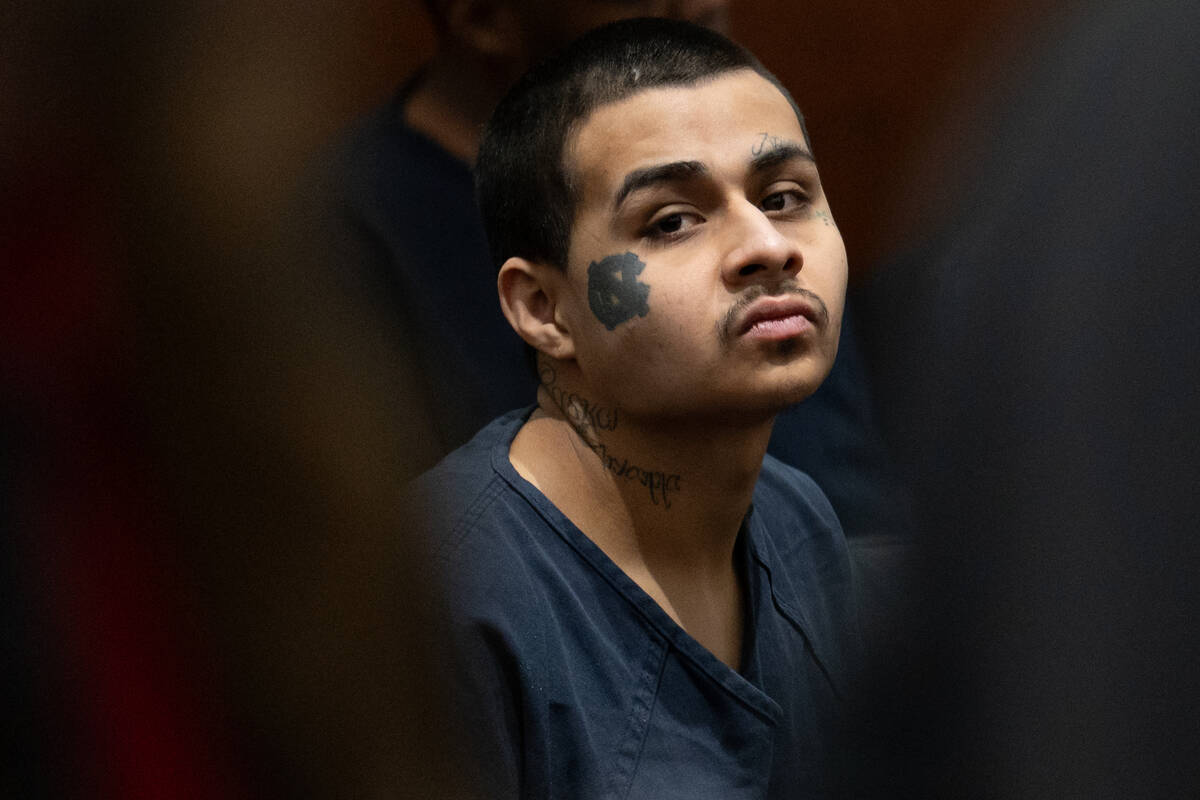Jesus Ayala after his arraignment in Las Vegas July 9, 2025. (Kara Gildea/Las Vegas Review-Jour ...