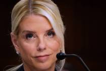 Attorney General Pam Bondi appears before a Senate Judiciary Committee oversight hearing on Cap ...