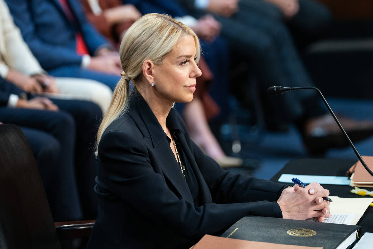Attorney General Pam Bondi appears for an oversight hearing before the Senate Judiciary Committ ...