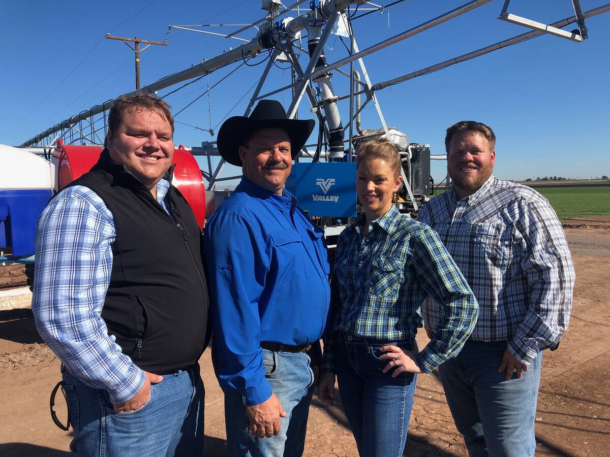 Andrew Lemigruber, right, seen on his family's farm near Holtville, Calif. (Andrew Lemigruber)