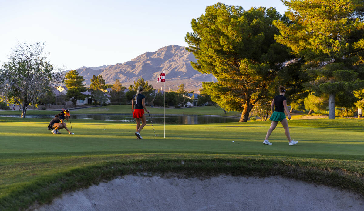 Bishop Gorman's Sol Choi, Coronado's Berlin Biddinger and Palo verde's Rivers Co ...