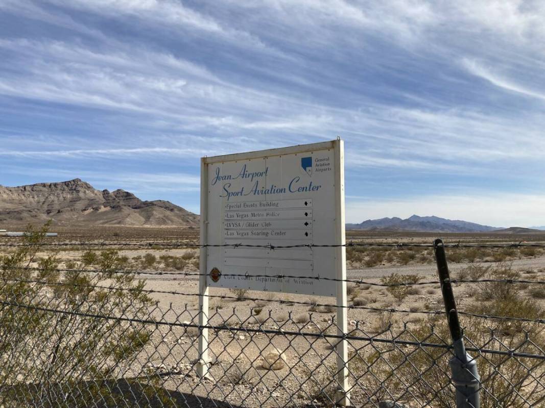 An incident involving a skydiving school happened Wednesday, Sept. 17, 2025, near the Jean Airp ...