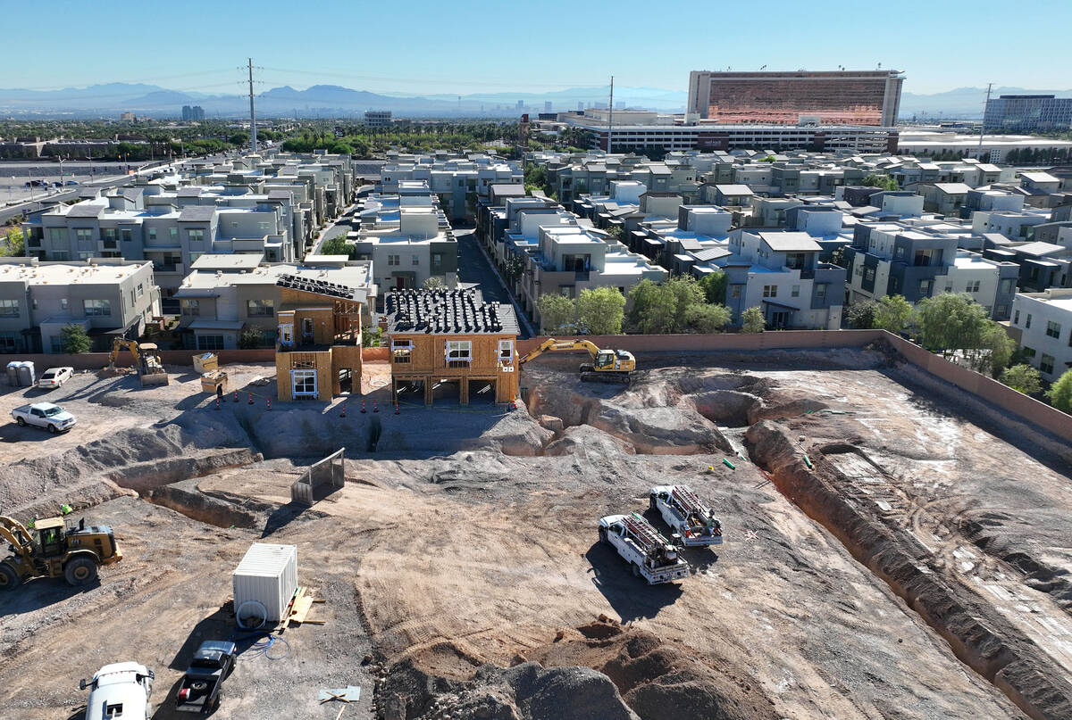 Construction is underway on a 102-unit condo project, called The Loughton, by Toll Brothers, at ...