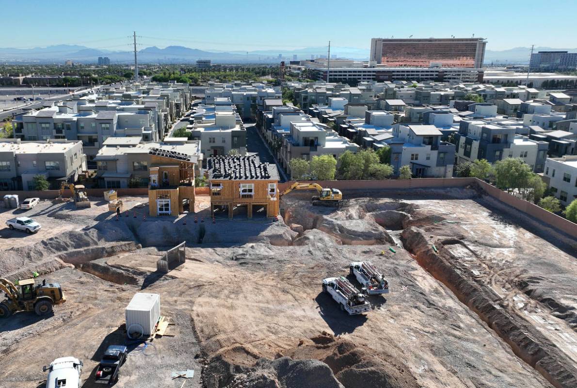 Construction is underway on a 102-unit condo project, called The Loughton, by Toll Brothers, at ...