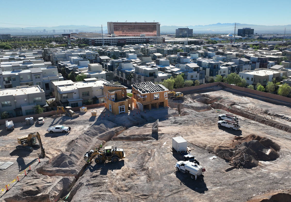 Construction is underway on a 102-unit condo project, called The Loughton, by Toll Brothers, at ...