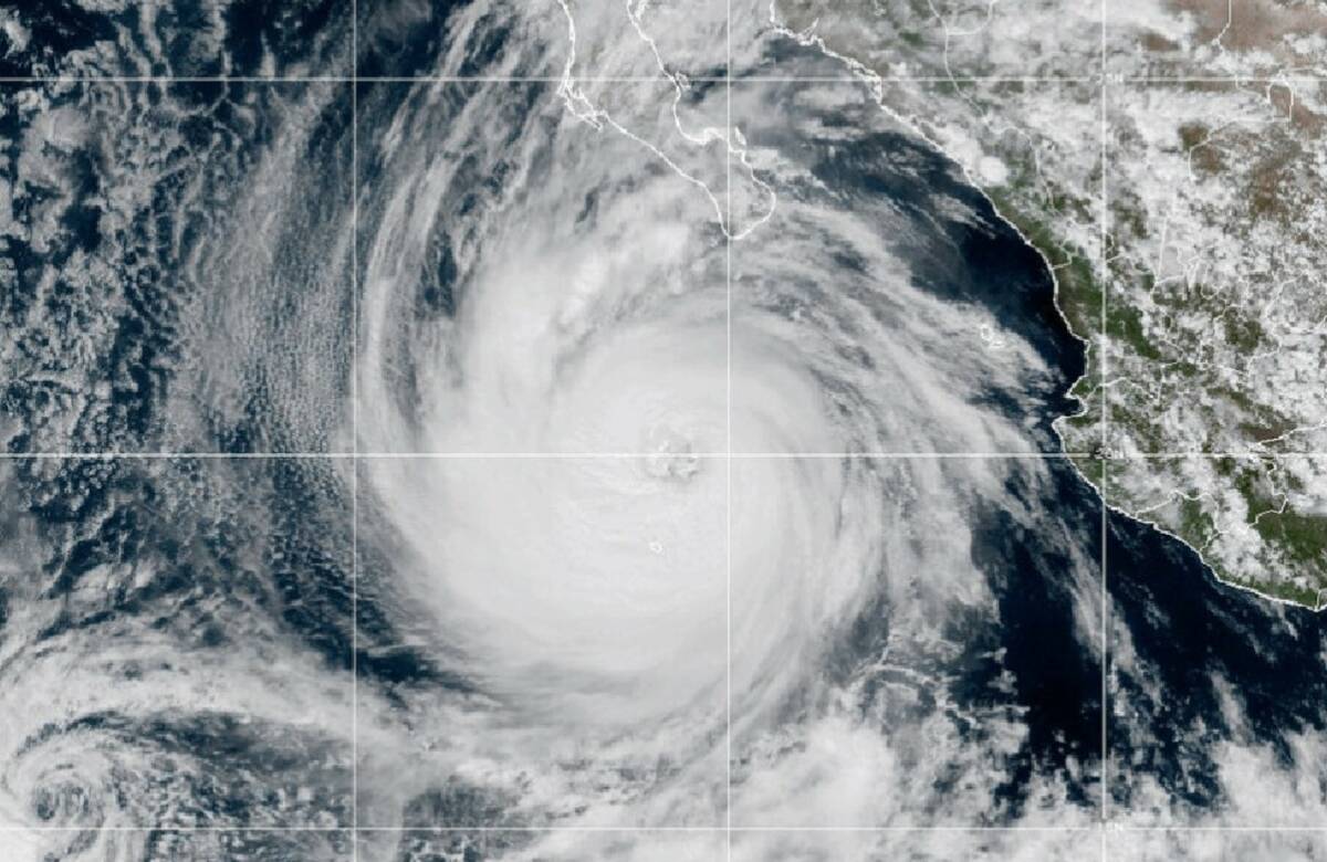 This image shows Hurricane Priscilla in the East Pacific Ocean off the coast of Mexico. (NOAA v ...