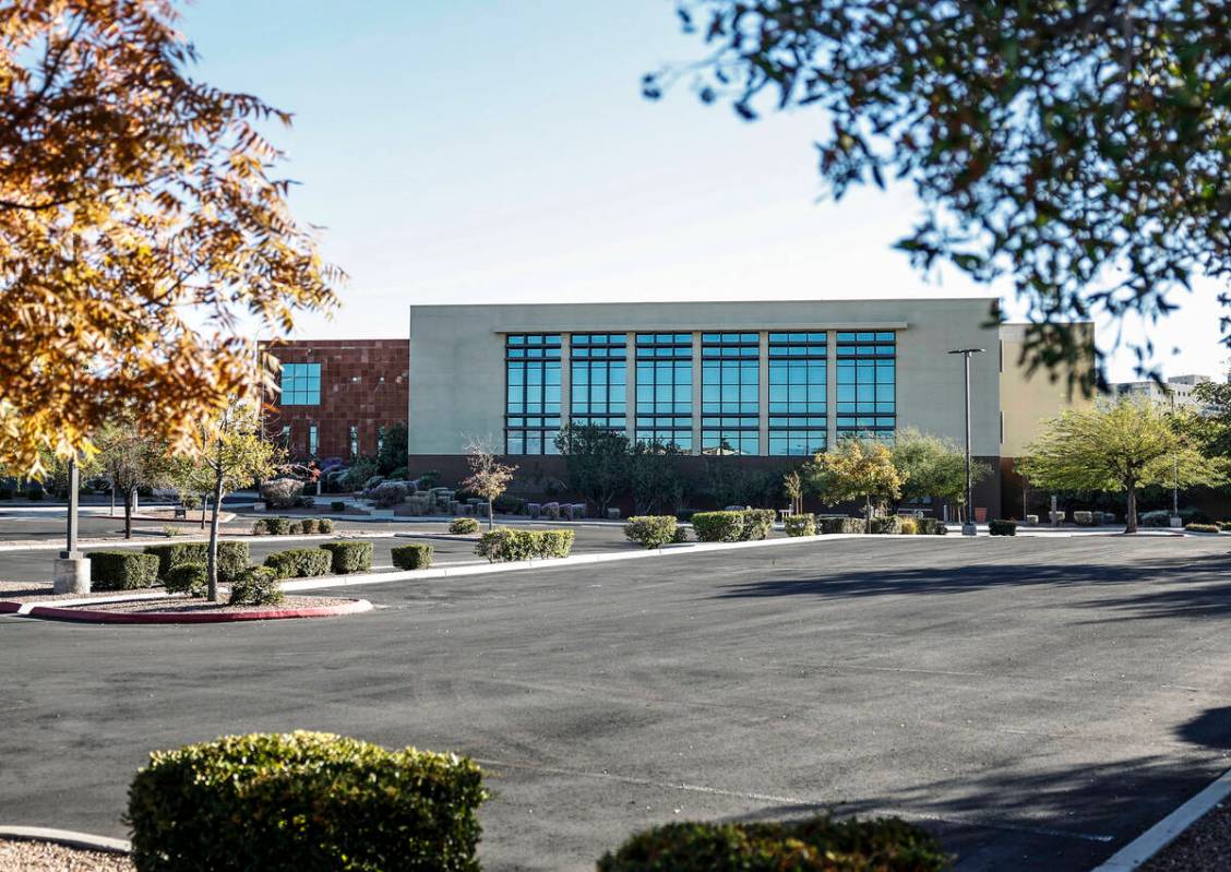 A vacant office building at 9911 Covington Cross Drive recently purchased by NV Energy is seen ...