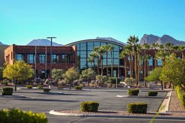 A vacant office building at 9911 Covington Cross Drive recently purchased by NV Energy is seen ...
