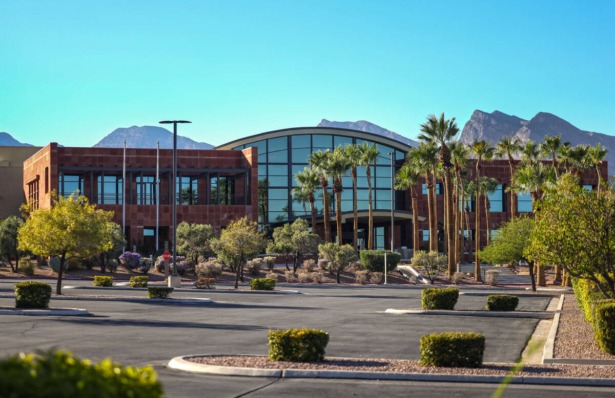 A vacant office building at 9911 Covington Cross Drive recently purchased by NV Energy is seen ...