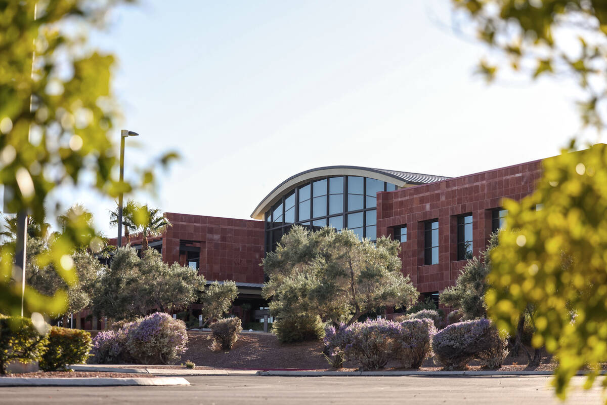 A vacant office building at 9911 Covington Cross Drive recently purchased by NV Energy is seen ...