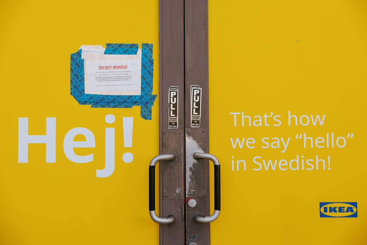 The new Ikea Plan store on Thursday, Oct. 9, 2025 in Henderson. (Liv Paggiarino/Las Vegas Revi ...