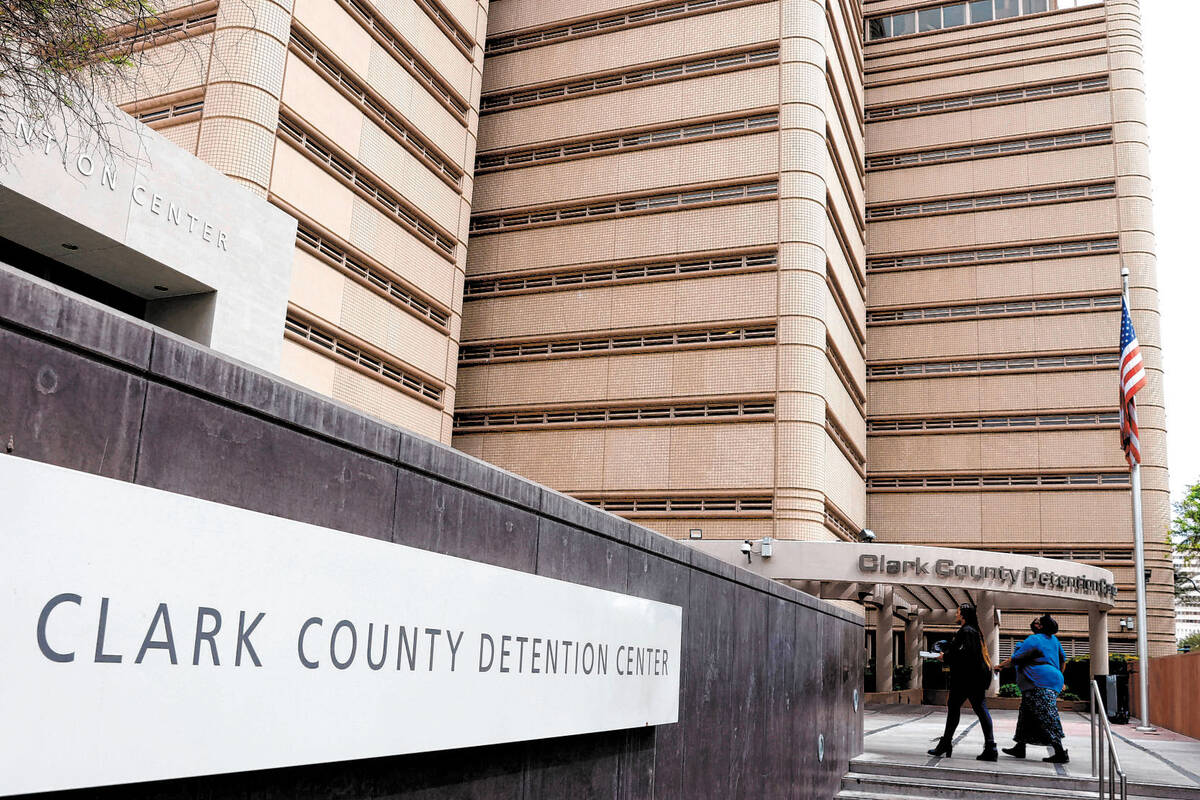 The Clark County Detention Center in Las Vegas. (Bizuayehu Tesfaye/Las Vegas Review-Journal) @b ...